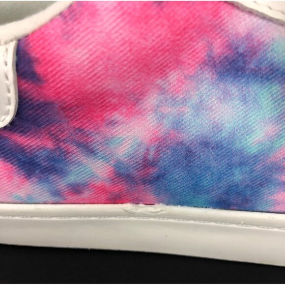 Pink & Blue Tie Dye Lace Up Sneakers by Soda Womens Size 8 - Picture 6 of 16